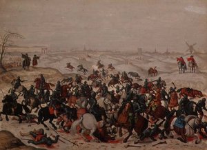The Battle of Leckerbeetje by Sebastian Vrancx