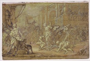 Clorinda Rescues Sofronia and Olindo from the Stake in Jerusalem