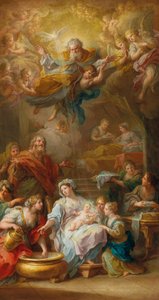 The Nativity of the Virgin by Sebastiano Conca