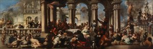 The Banquet of Cleopatra by Sebastiano Mazzoni