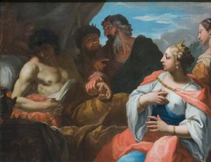 Antiochus Visited by the Doctor in the Presence of Seleucus and Stratonice