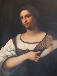 Portrait of a Woman, or Fornarina by Sebastiano del (c.1485 1547) Piombo