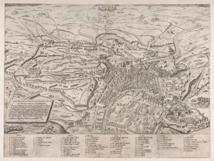 Speculum Romanae Magnificentiae: View of Rome from the North by Sebastiano di Re