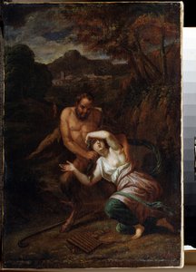 Pan and Nymph Syrinx by Sébastien Bourdon