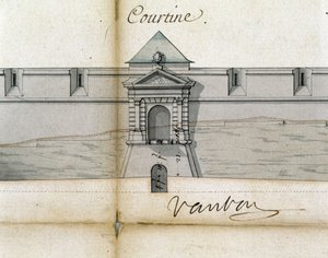 Fortifications Courtine by Vauban