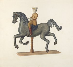 Horse with Rider by Selma Sandler