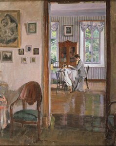 In a House, 1910 by Sergei Arsenevich Vinogradov
