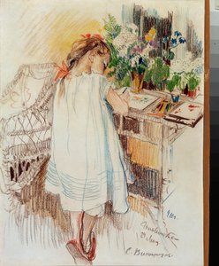 A Little One by Sergei Arsenevich Vinogradov