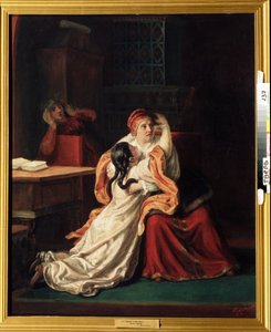 Tsarevna Kseniya Godunova by Sergei Ivanovich Gribkov