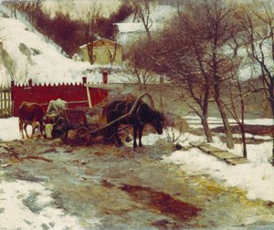 Early Spring by Sergei Ivanovich Svetoslavsky