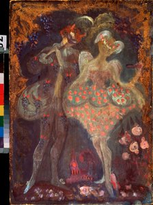 Cupid and a Faun by Sergei Yurevich Sudeikin