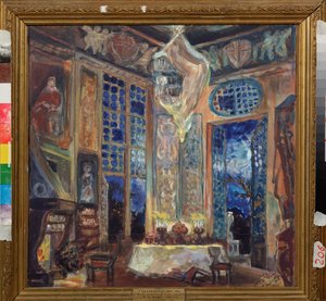 Stage Design for the Operetta La Fille de Madame Angot by Ch. Lecocq by Sergei Yurevich Sudeikin
