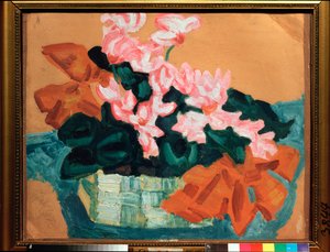 Flowers, Still life by Sergei Yurevich Sudeikin