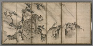 Dragon and Tiger by Sesson Shukei