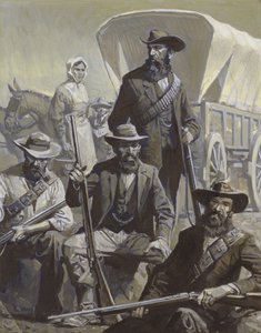 Boer Soldiers and Wagon
