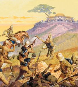 British Soldiers Attacking a Boer Position by Severino Baraldi