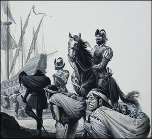 Gold Transportation through Panama by Severino Baraldi