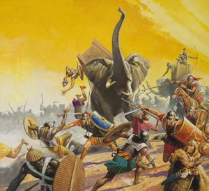 Hannibal and Scipio by Severino Baraldi