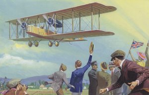 John William Alcock and Arthur Whitten Brown who flew across the Atlantic