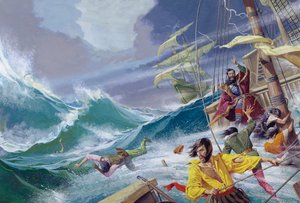 Vasco Da Gama on the way to India