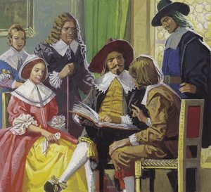 William Dampier Trying to Settle Down in England by Severino Baraldi