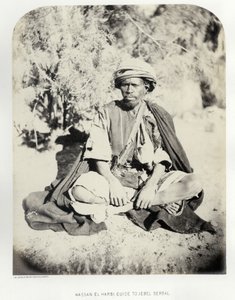 Hassan el Harbi, guide to Jebel Serbal, 1868 by Sgt. James M. McDonald