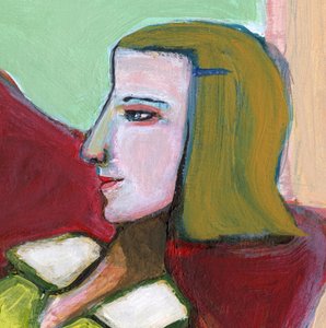 Abstract Woman Profile by Sharyn Bursic
