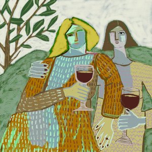 Outdoor Wine Companions by Sharyn Bursic