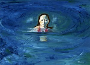 Serene Woman in Water