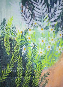 Fresh Daisy Garden by Shelley Hampe