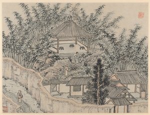 Twelve Views of Tiger Hill, Suzhou: Bamboo Pavilion, Tiger Hill