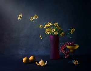 Moody Flowers and Fruit