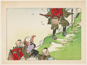 Processional of Pilgrims by Shibata Zeshin