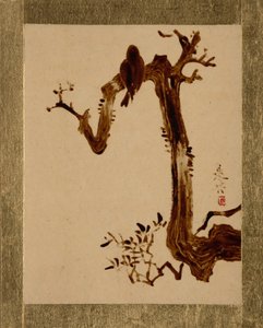 Crow on Tree by Shibata Zeshin