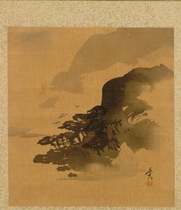 Leaf from Album of Seasonal Themes: Quail in Grass by Shibata Zeshin