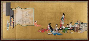 The Four Accomplishments [right of a pair] by Shibata Zeshin