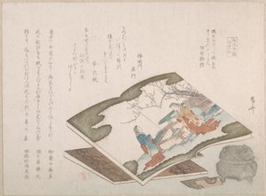 Illustrated Books and an Incense Burner by Shinsai