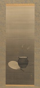 Sparklers on Summer Evening by Shiokawa Bunrin