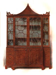 Mahogany China Cabinet