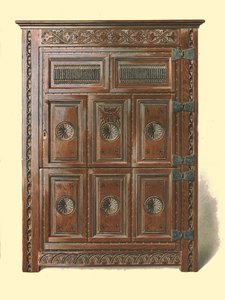 Welsh oak cupboard by Shirley Charles Llewellyn Slocombe