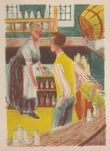 Behind the bar, 1952