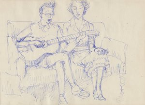 Couple with a Guitar