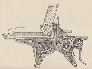 Litho-press by Shirley Markham