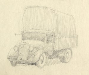 Lorry, 1951 by Shirley Markham