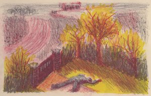 Scene from The Invisible Man: Body in a Garden