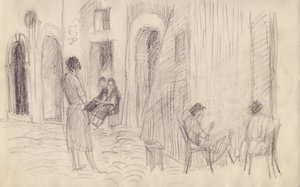 Street Scene, Italy by Shirley Markham
