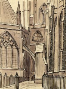 The Chapter House, Westminster Abbey, London by Shirley Markham