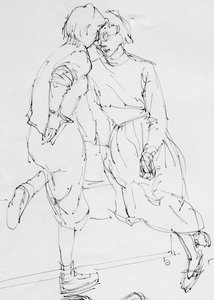 Two women by Shirley Markham