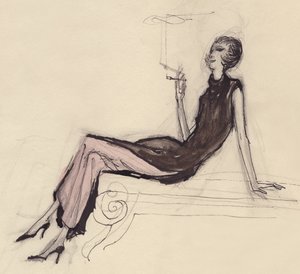 Woman smoking