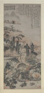 Drunk in Autumn Woods, ca. 1702 by Shitao